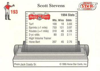 1995 Jockey Star #193 Scott Stevens Back